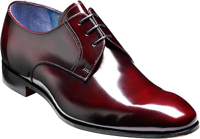 BARKER Rutherford Mens Handmade Leather Oxford Derby Shoes Goodyear Welted, Full Leather Sole & Lining, Classic Formal Dress Shoes for Business & Weddings