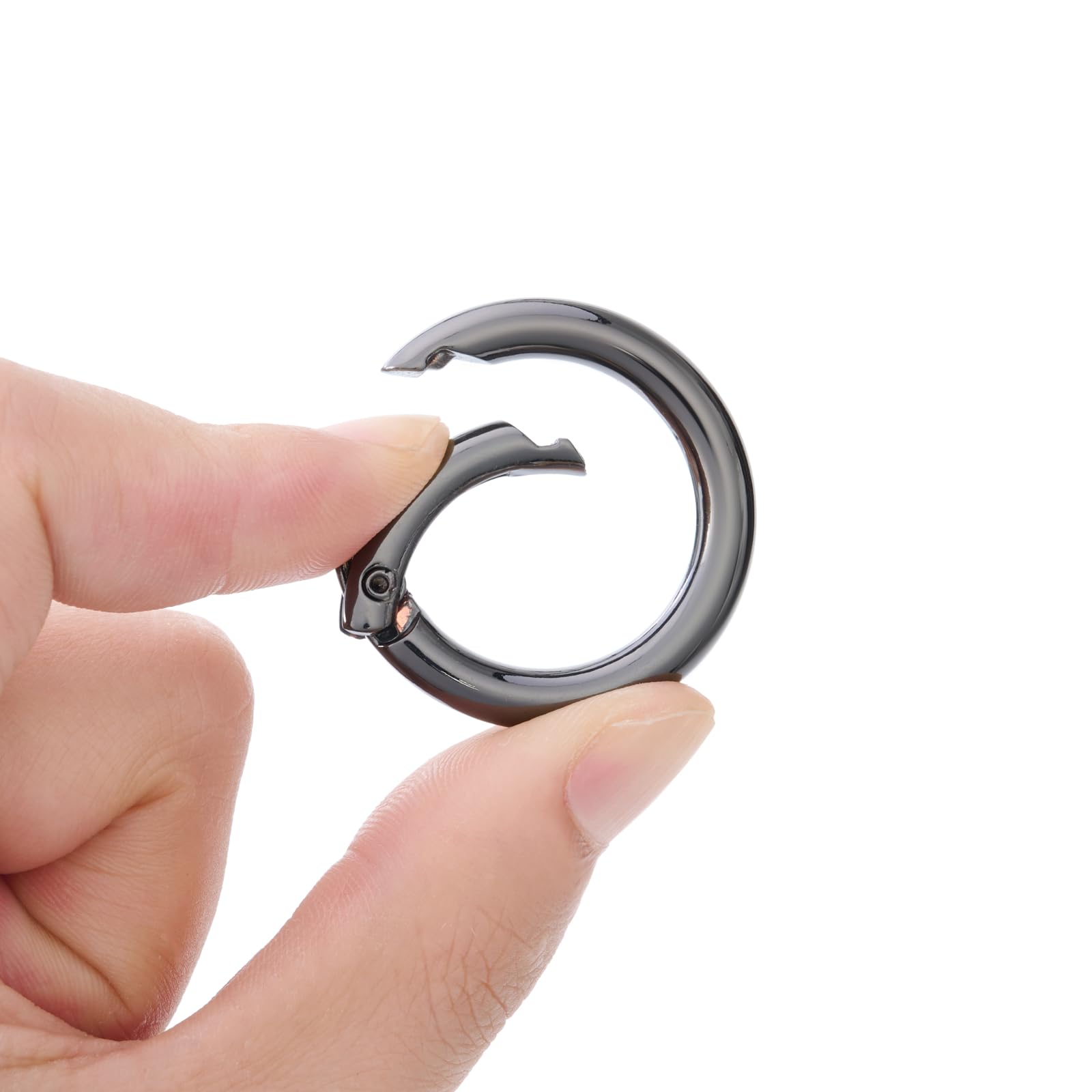 Amazon.com: 6pcs Metal Spring O Rings Round Carabiner Key Ring