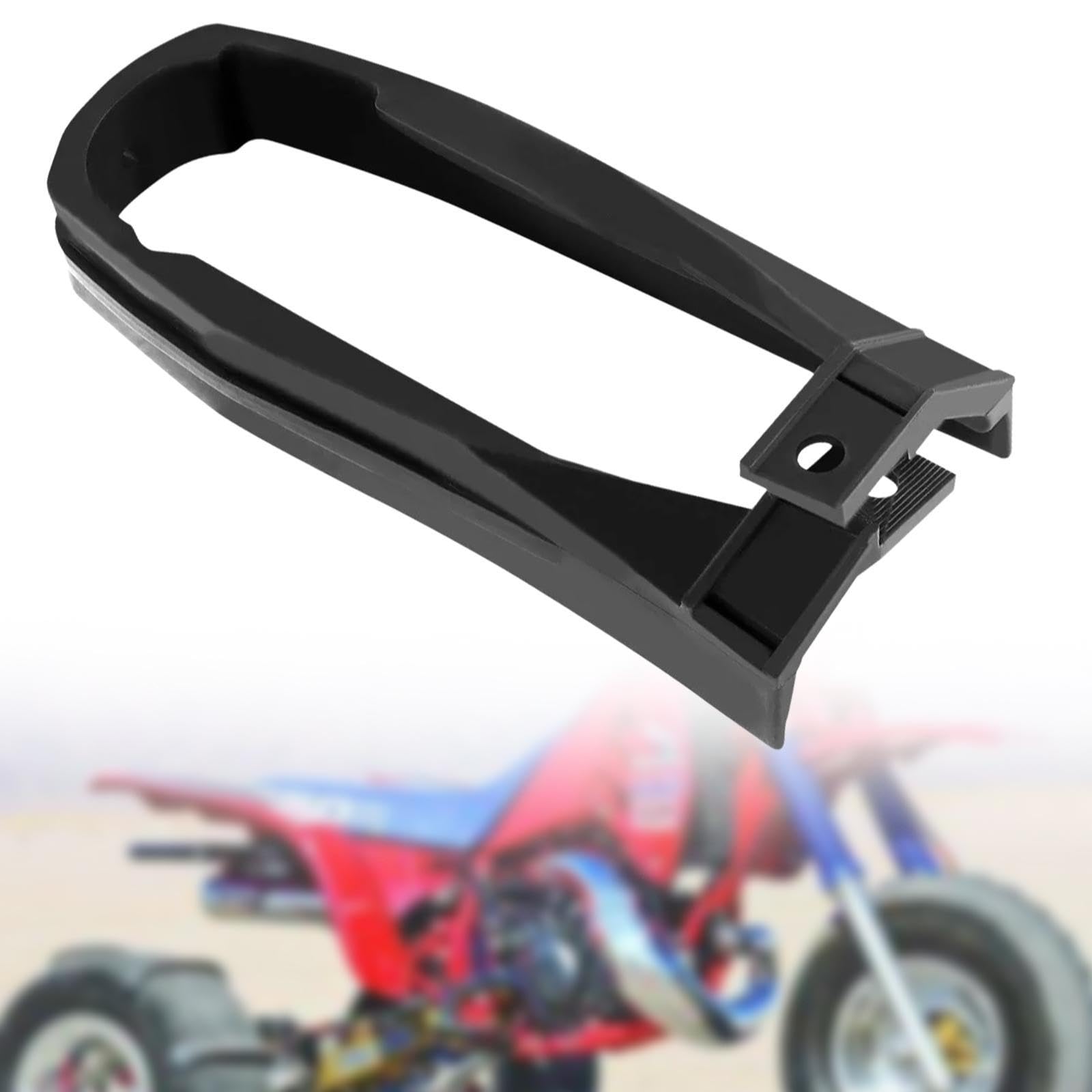 Oshhni Guide Chaîne Avant Chaîne Slider Garde Chaîne Matériau PP Fonction Réduction Usure Compatible Atc250r 1983 1984 Adapté aux Pièces de Rechange