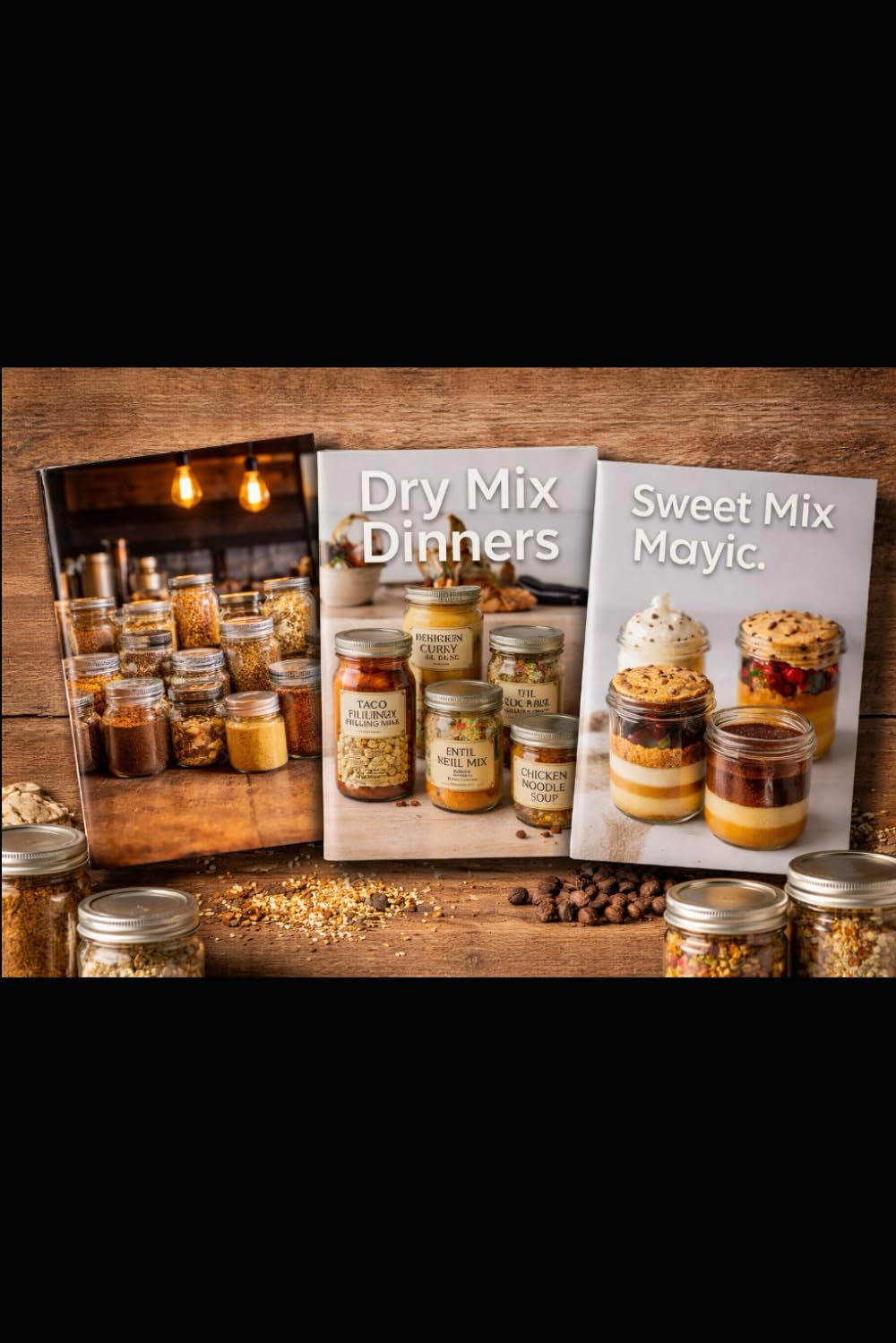 DRY & SWEET MIX MAGIC: Make-Ahead Meal Mixes, Pantry Dinners, and Desserts in a Jar for Busy Home Cooks (Sizzling Sauces & Condiments)