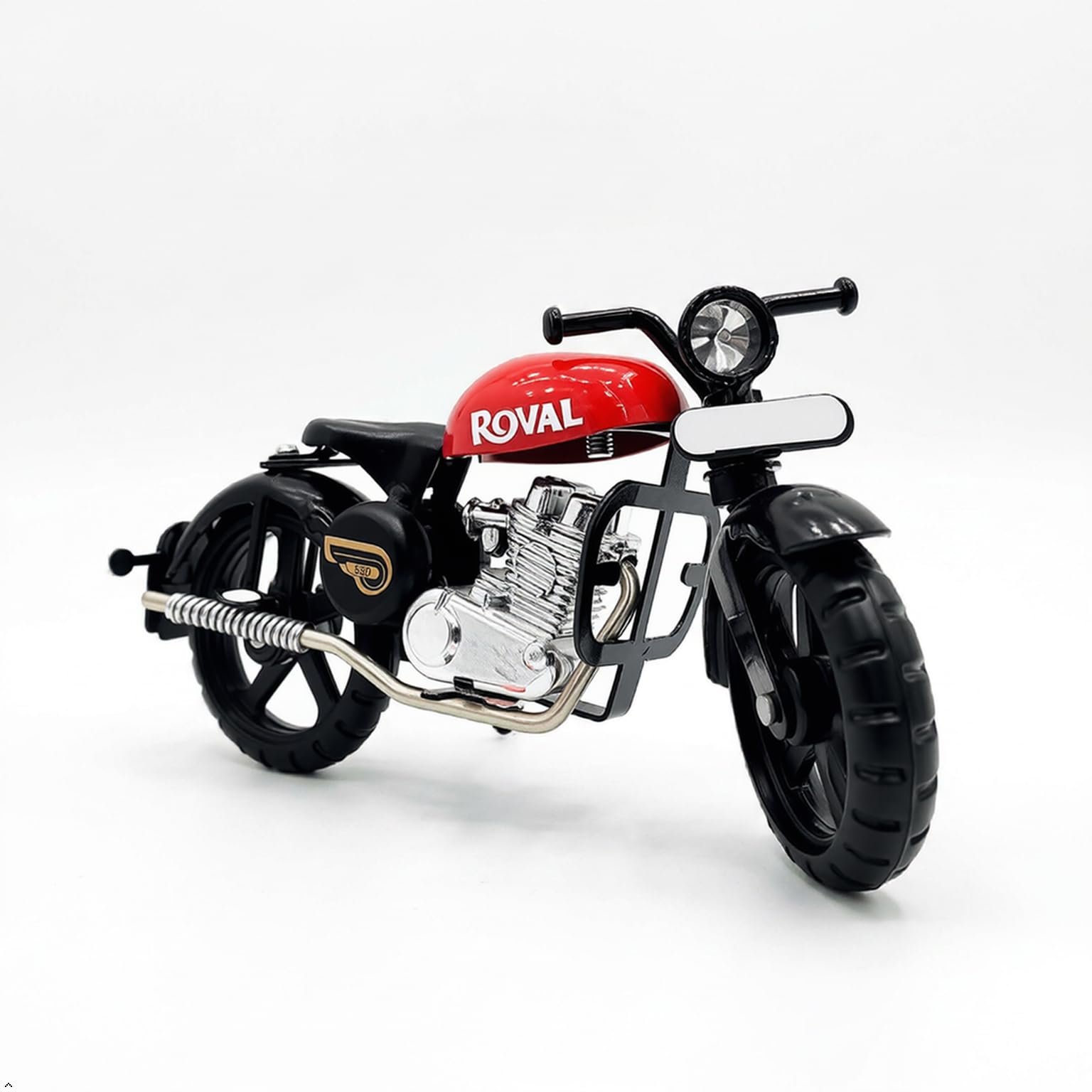 Classic Red Bullet Metal Miniature Bike Toy for Play & Decorate | Decorative & Collectible Showpiece, Metal Body, Classic Design, For Kids-image-44