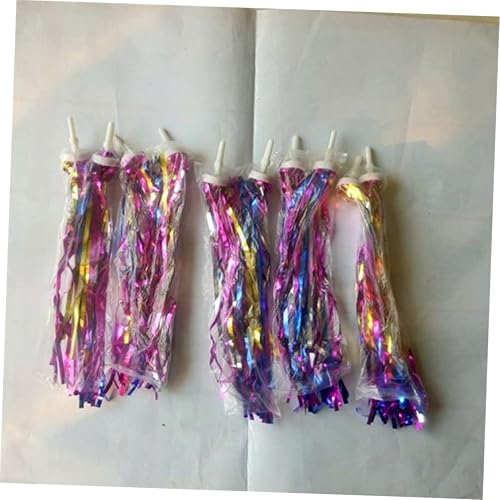 Miniatura 8 de BESPORTBLE 2 pares de manillar de bicicleta para niña, cochecito, empuñadura de bicicleta, borla, campana, borla, scooter, vaporizador The Bell Bike