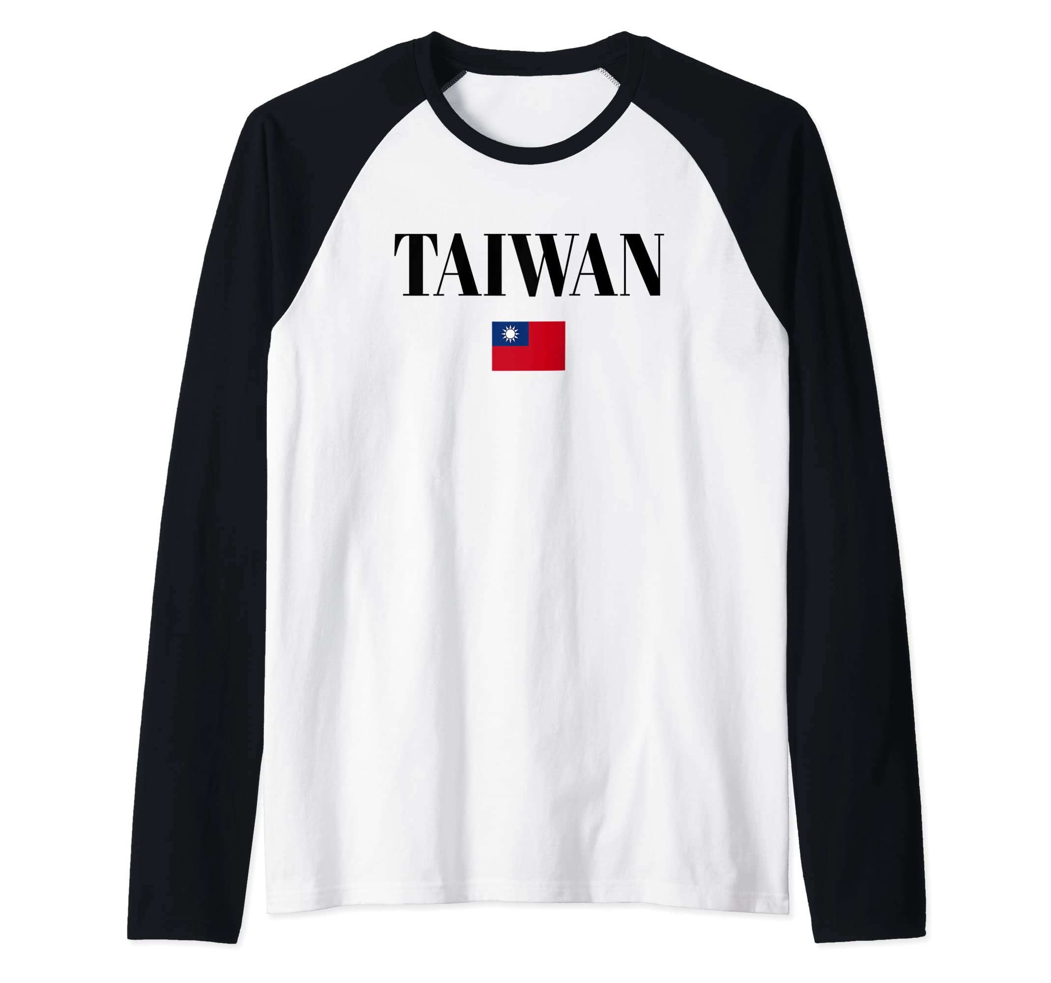 TAIWAN Flag | Men Women Kids | TAIWAN Raglan Baseball Tee