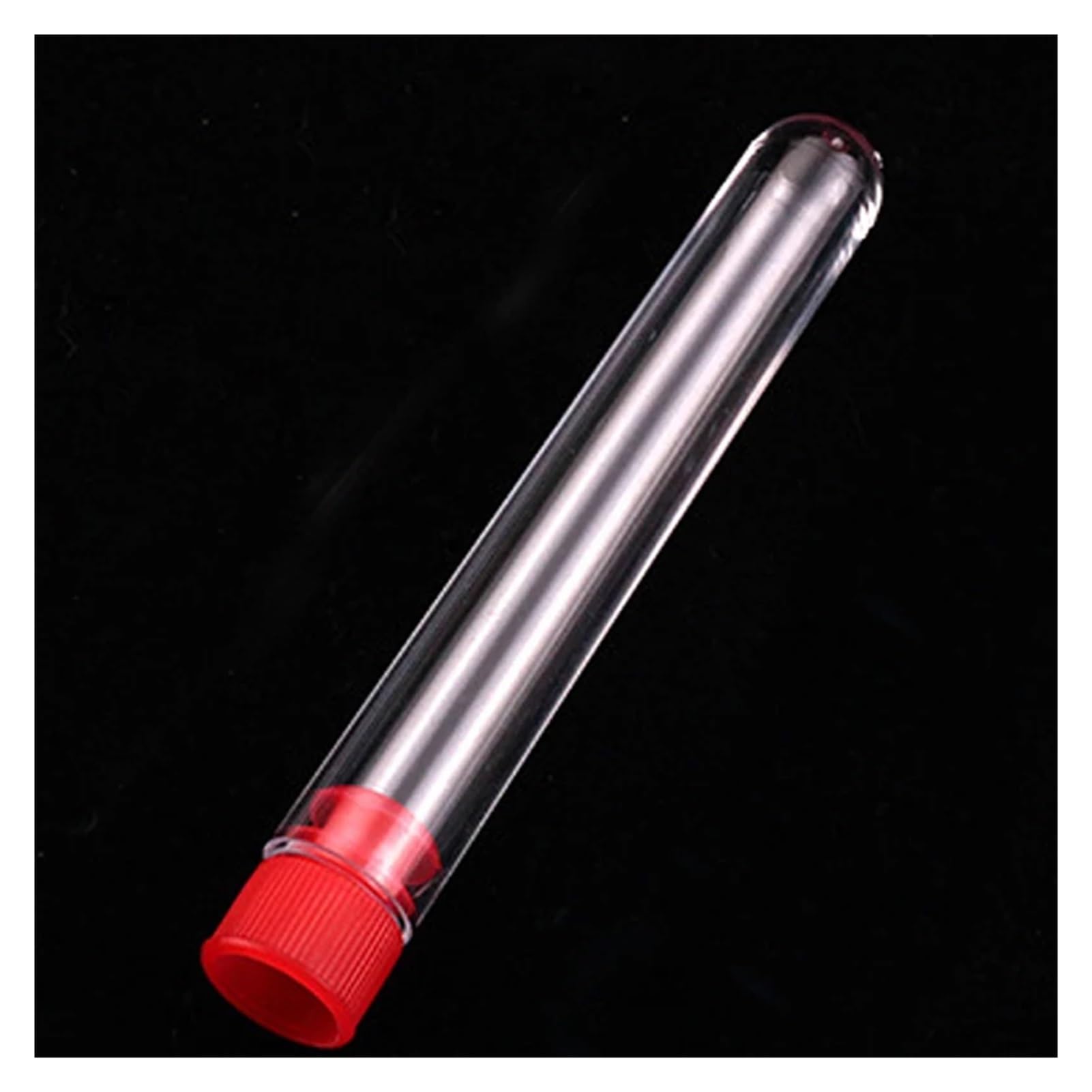 100 sztuk/partia 12 * 100 15 * 100 mm 15 * 150 mm plastikowe rurki z nakrętką twarde przezroczyste plastikowe probówki z nakrętkami (15 x 150 mm)