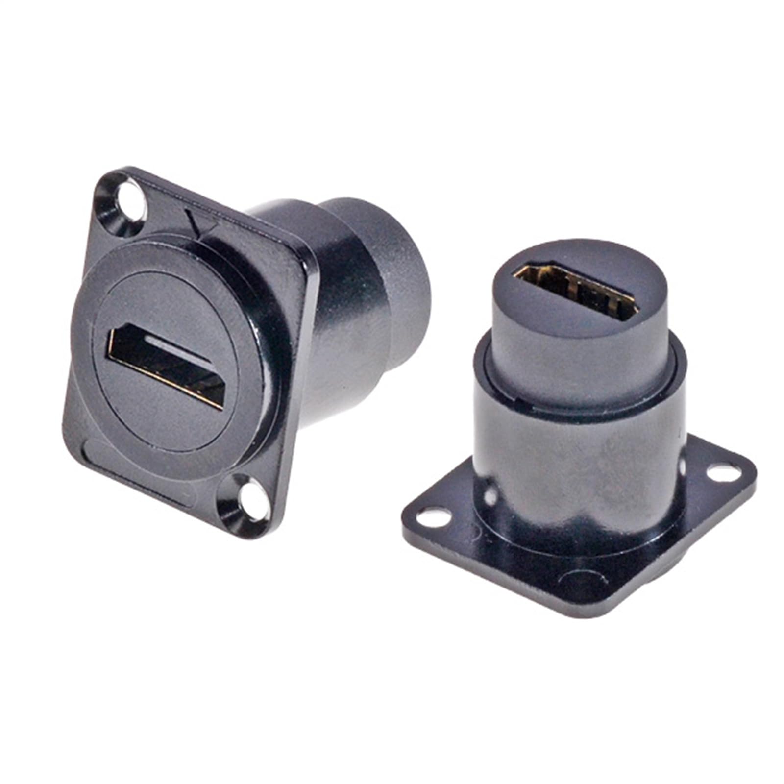HangTon 5pack HDMI 2.0 Waterproof Coupler Connector Panel Socket Bulkhead Feed Through, D-type Inline Cable Female to Female Extension - Image 4