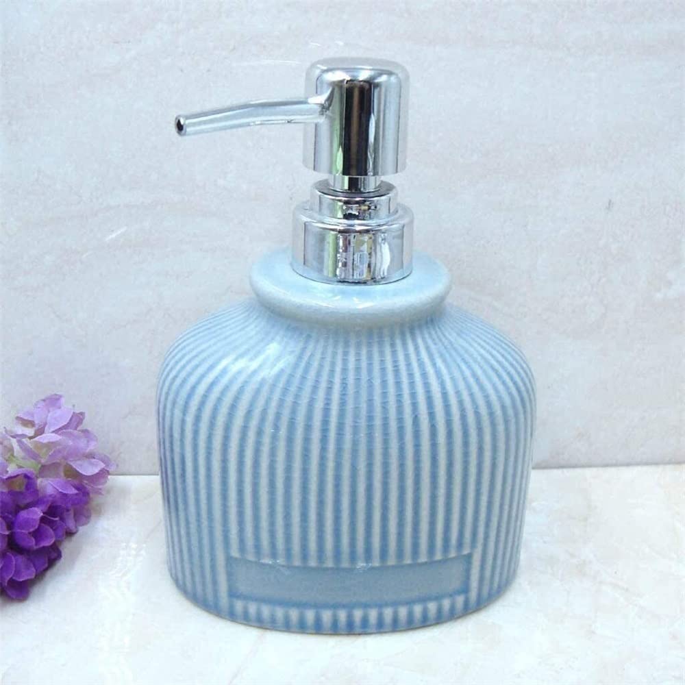 Łazienka Dozownik Mydła Butelki Ceramiczne Z Elegancką Pompką Puste Po Szamponie W Łazience Dozownik Mydła Płynie