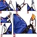 Ayamaya Climbing Carabiners - 3 Pack Screwgate Locking Carabiner 30KN (6744 lbs) Heavy Duty Gears for Rock Climbing, Rappelling, Swing Rescue & Gym, Large D-Shaped Carabiners