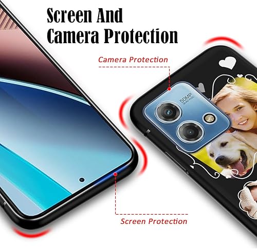 Vista 227 de Funda personalizada para Motorola Moto G Stylus 2021 con nombre de foto, texto y foto, GStylus personalizado -21 funda suave y fina (negro) de 6.8