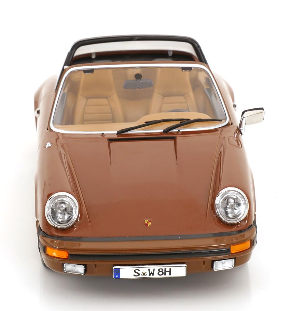KK Scale KKDC180923 - Porsch. 911 Sc Targa Brown 1975 German TV-Series Tatort Stuttgart - Scala 1/18 - modellino Auto