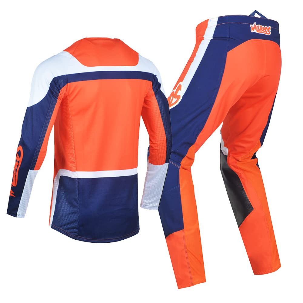 Masculino Pantalones de Jersey Camiseta de Motocross Bicicleta Todoterreno Todoterreno MX Traje Montar en Bicicleta Adultos