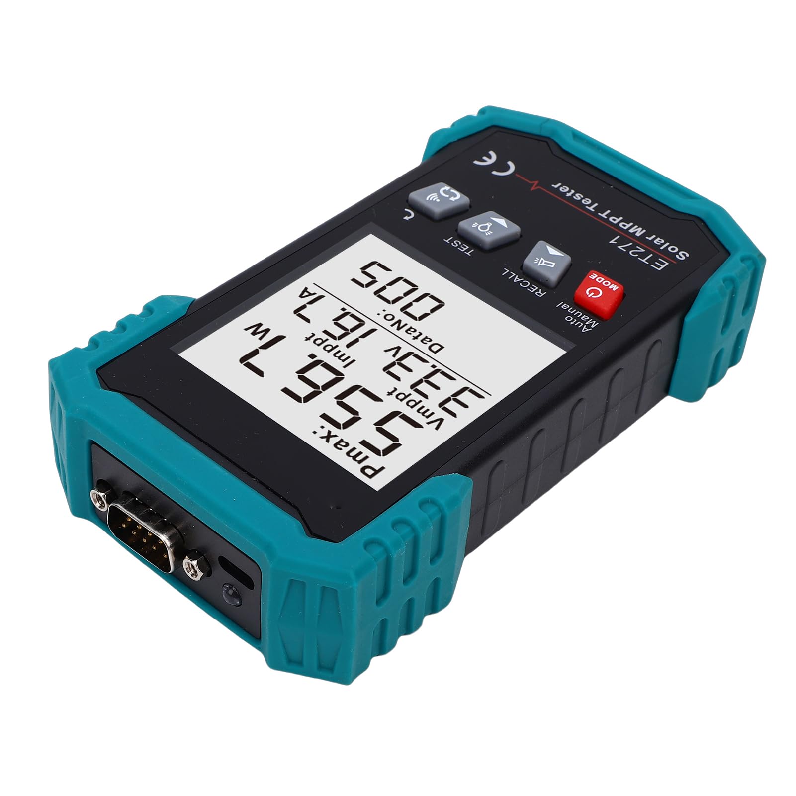 Aramox Tester per Pannelli Solari da 2000 W, Multimetro Fotovoltaico in Materiale ABS con Display LCD per Tensione a Circuito Aperto e Rilevamento Guasti nei Sistemi Solari