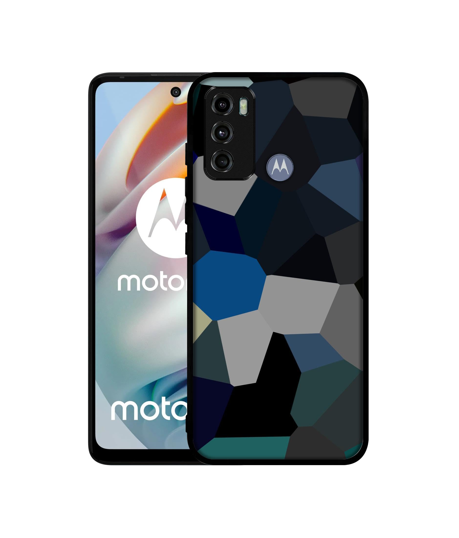 Casotec Moto G60/G40 Metal Back Case