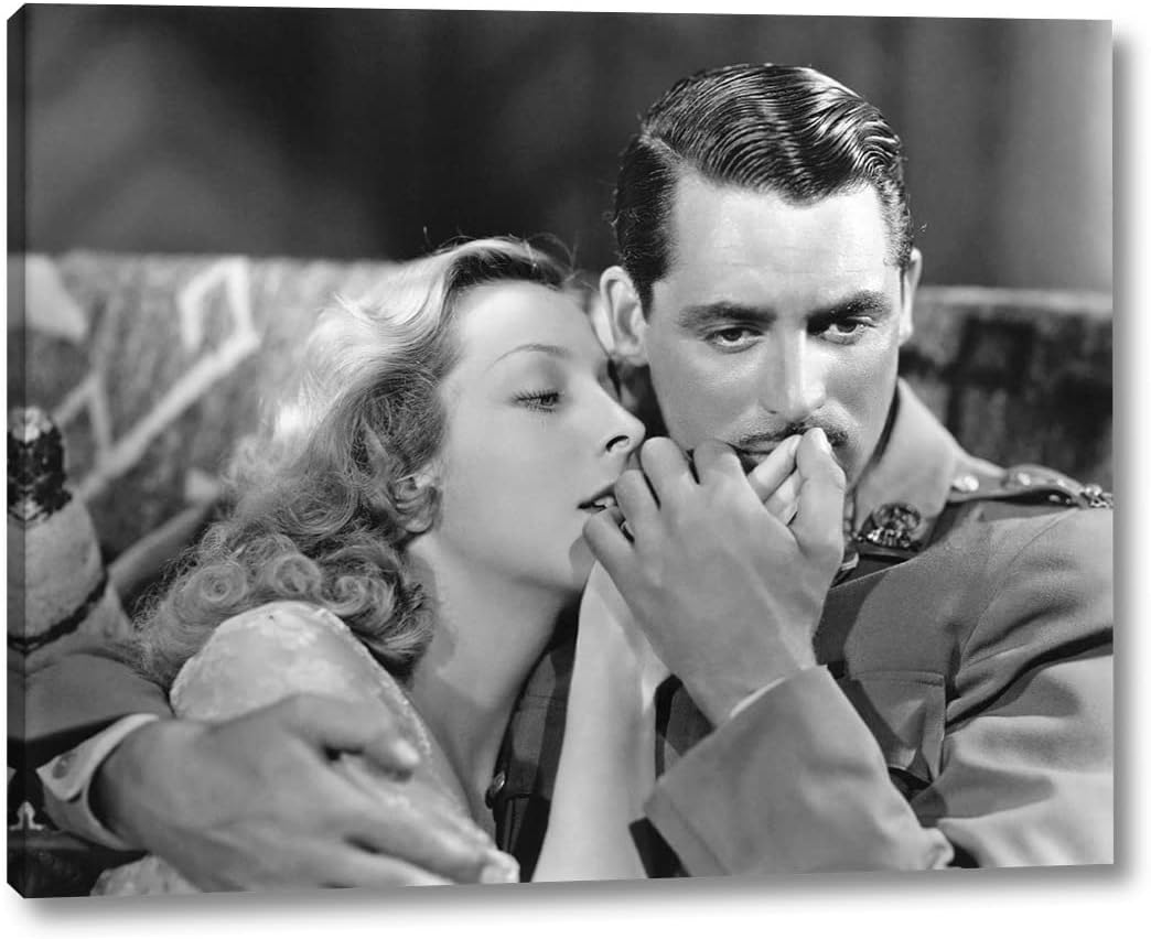 Cary Grant - Last Outpost by Hollywood Photo Archive - 19" x 24" Canvas Art Print Gallery Wrapped - Ready to Hang