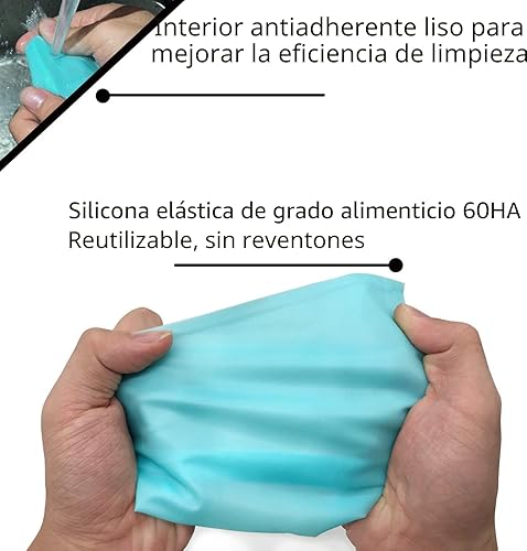 Miniatura 4 de Juego de bolsas de tuberías y puntas, bolsas de tuberías reutilizables, kit de glaseado para hornear con bolsas de pastelería y puntas