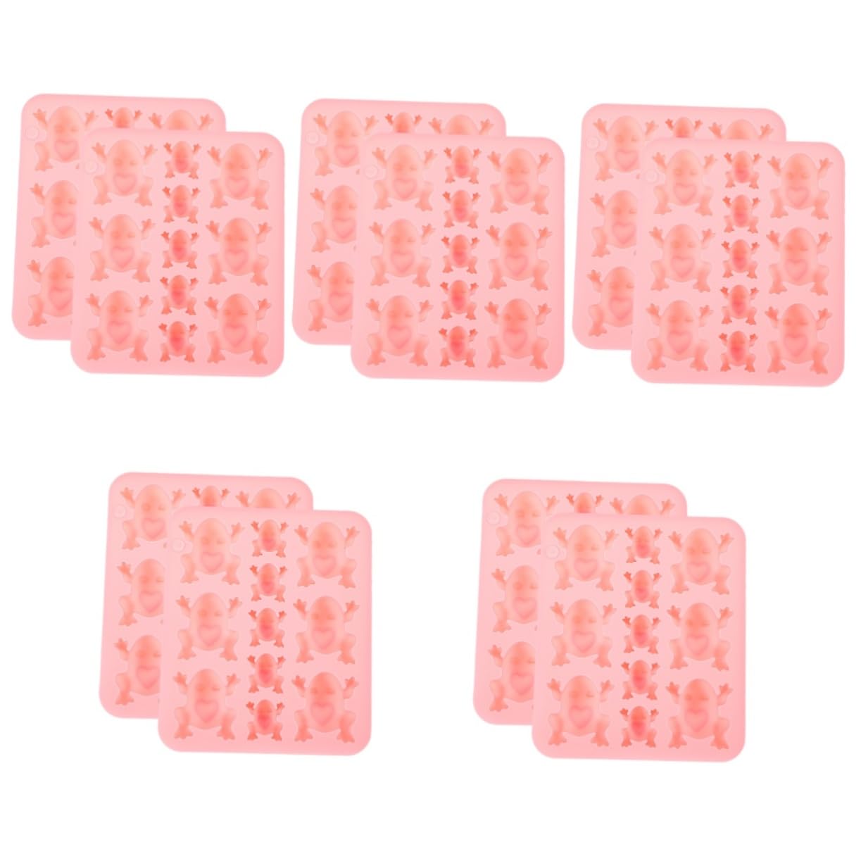 Operitacx 10pièces Moule Forme De Pour Chocolat Pâtisserie Et Desserts Facile à Démouler Nettoyer Pour Gâteaux Et à Thème
