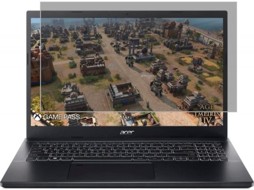 Engo Acer Aspire 7 A715 15.6 inç ile Uyumlu Hayalet Ekran Koruyucu 16:9