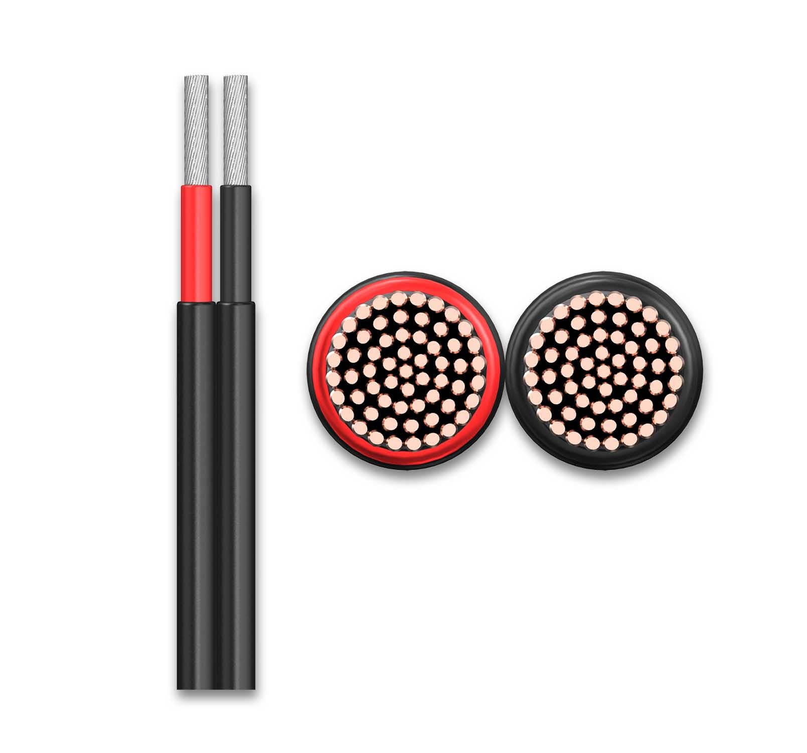LOWENERGIE Solar Panel Cable H1Z2Z2-K Double insulated 1800V high performance Cut to Length UV Flame Ozone Heat Resistant 30 year service life 2.5mm (3)