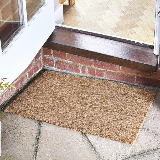 Marco Paul Coir Matting 60x90cm Heavy Duty Large Coir Door Mat, Non Slip Outdoor Front Door Mat, Natural Coconut Fibre Entrance Mat for Indoor Outdoor Porch Patio Hallway