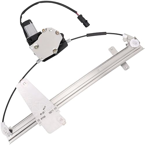Obaee 741-556 Conjunto de motor y regulador de elevalunas eléctrico delantero izquierdo del lado del conductor compatible con Jeep Grand Cherokee WJ