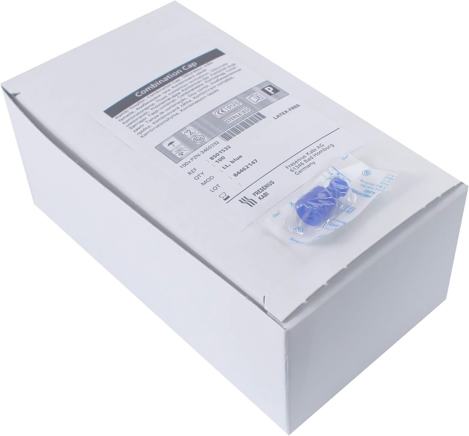 100 Combination Plug plug single sterile packaging - Blue