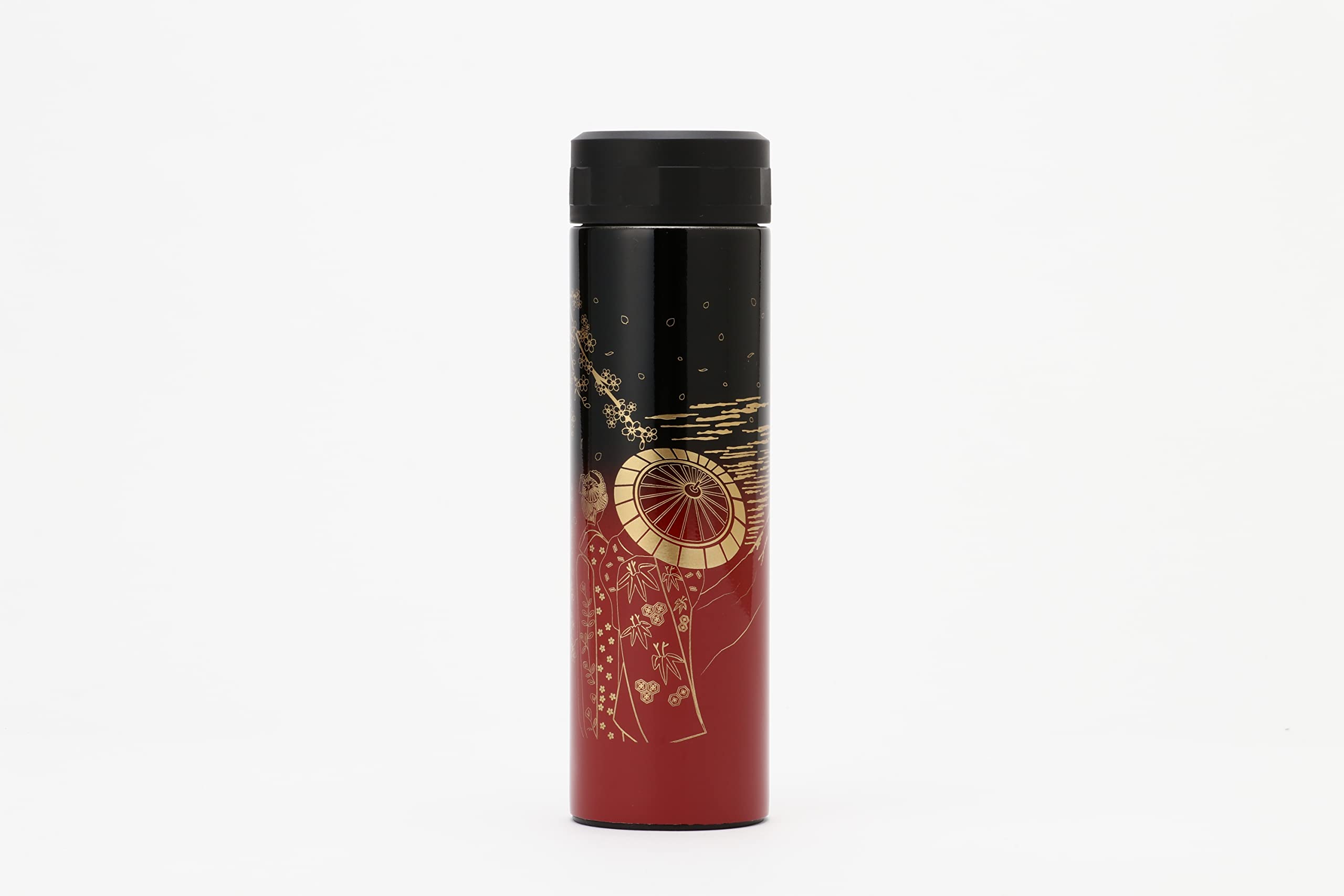 EnnE Stainless Bottle 480ml Red & Black / Maiko