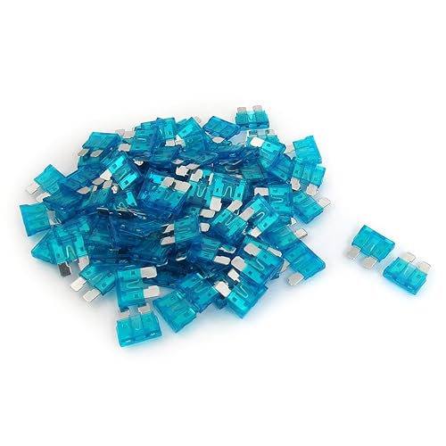 100 Pcs 15A Blue Regular Auto Car ATO Blade Fuses disponible en Yaxa Mexico
