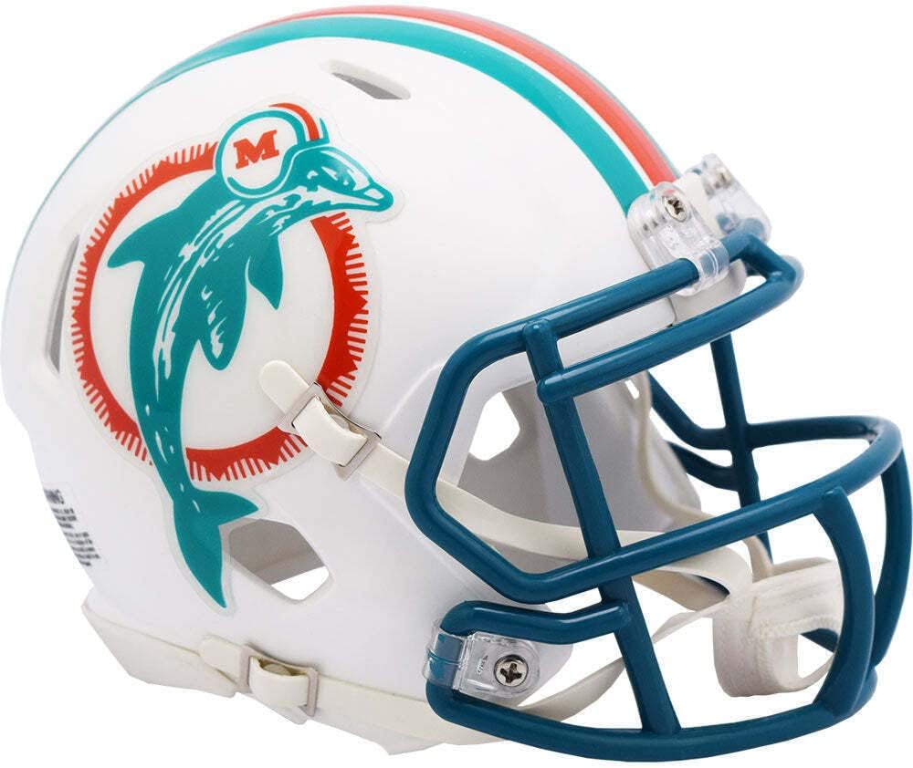 Miami Dolphins (1980-96) Authentic Mini NFL Throwback Helmet by Riddell