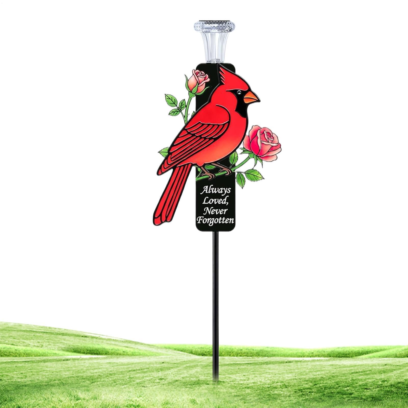 Piquets décoratifs en métal pour un jardin illuminé sans câblage