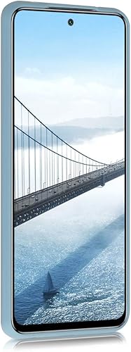 Vista 478 de kwmobile Funda compatible con Xiaomi Redmi Note 11 / Note 11S - Funda protectora de silicona TPU suave y delgada - Azul Báltico Azul (Baltic Blue)