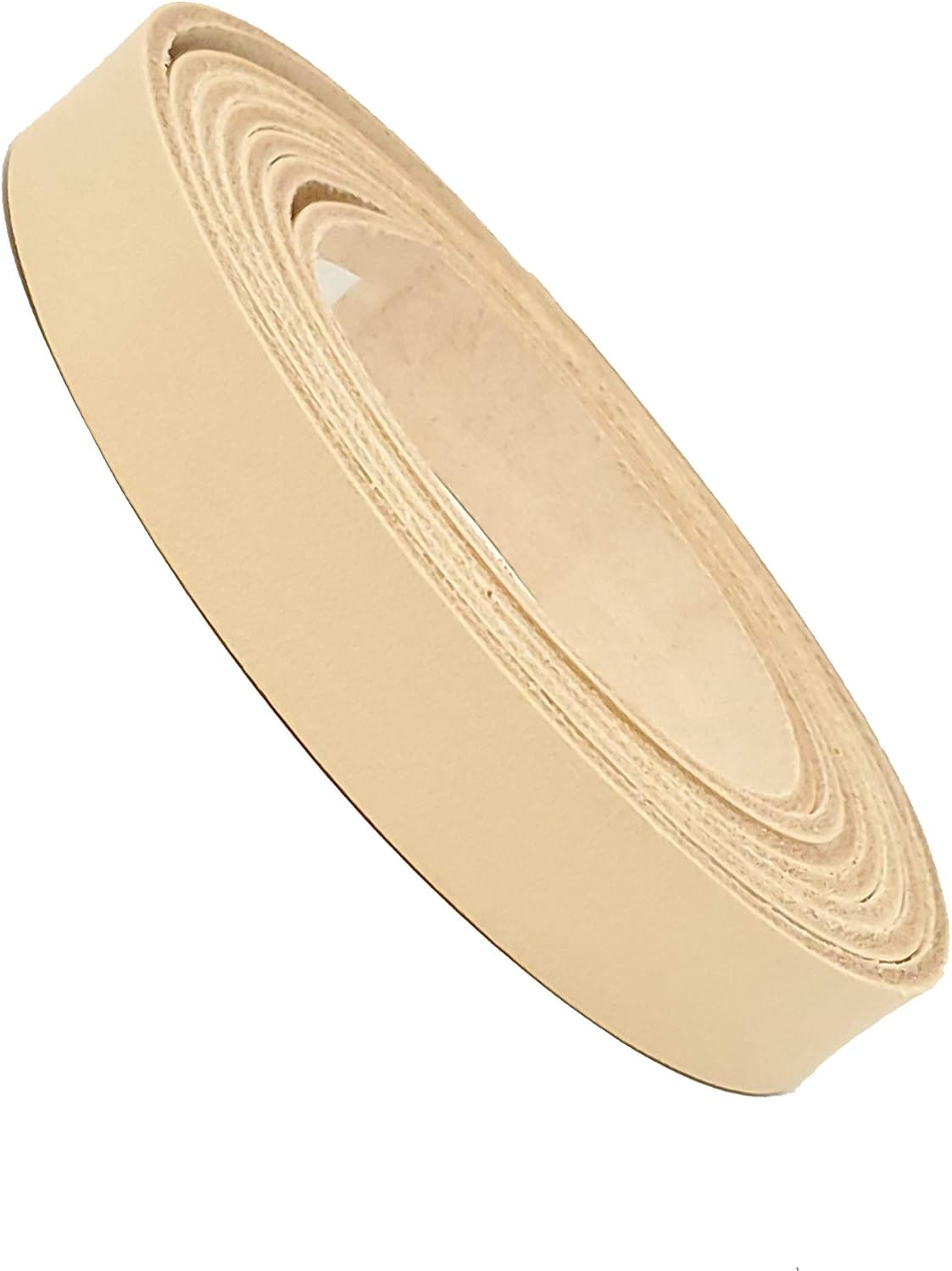 Natural Leather Strips 1/2 Inch Wide - Cowhide Natural Strip up to 96 Inch Long – 5-6 oz. (2 – 2.4 mm) Pitka Leather (1/2" x 84")