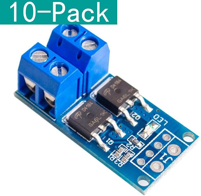 YOUMILE 10pcs 15A 400W MOS FET Trigger Switch Drive Module PWM Regulator Control Panel