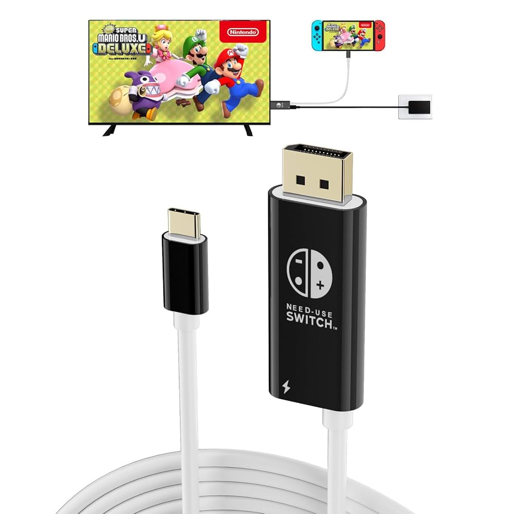 Switch本体　充電ケーブルとドック付き Nintendo Switch 【任天堂純正品】スイッチ ドックセット 充電