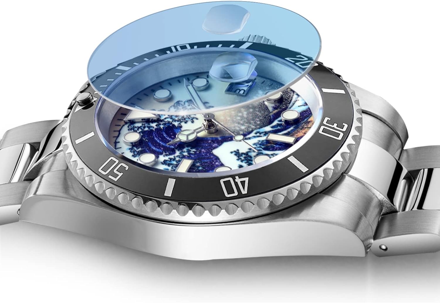 ADDIESDIVE MY-H3-2 Sapphire Crystal Detail