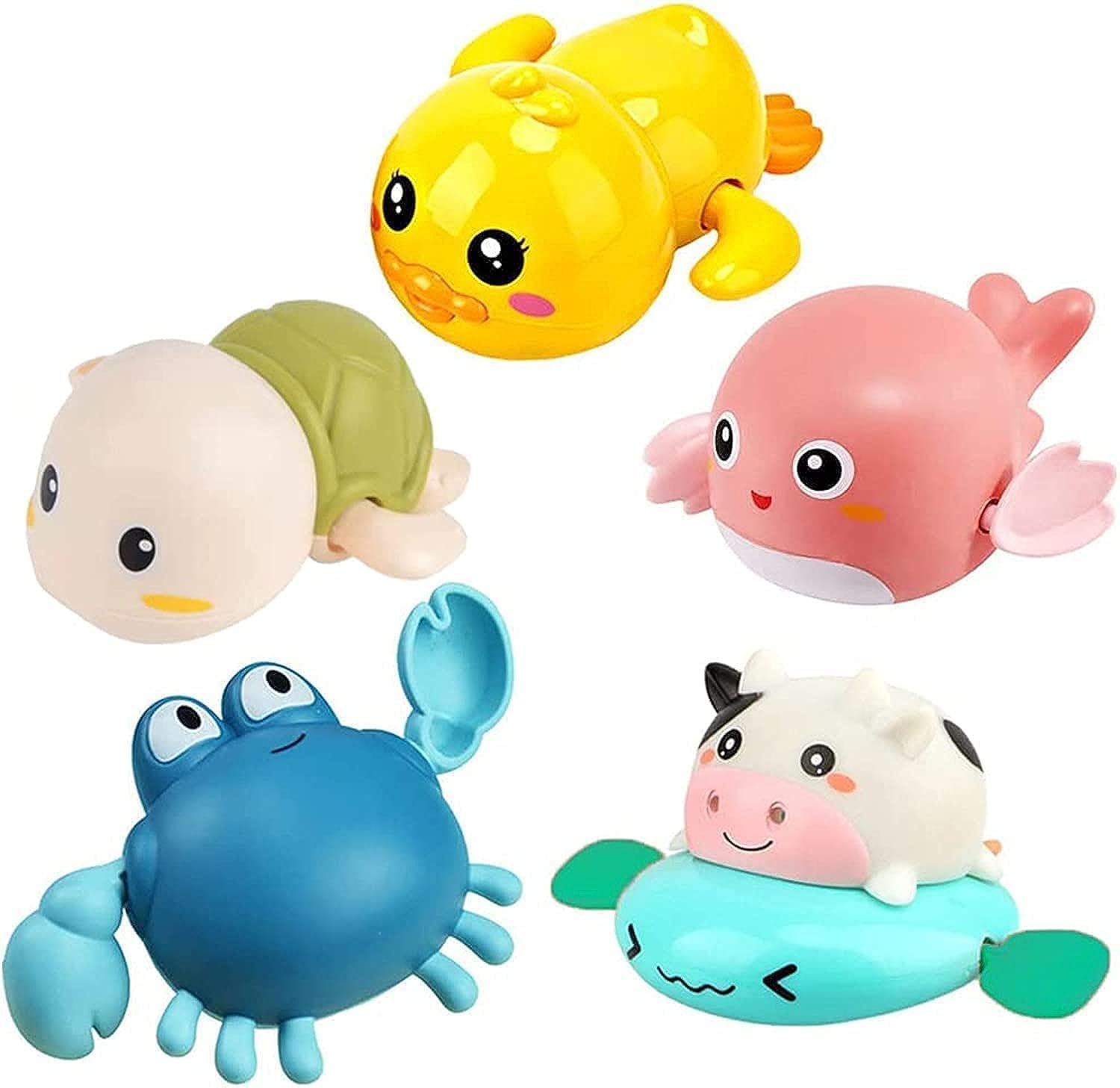 Bath toy,cute animal clockwork bathtub swimming pool toy,baby bath toys