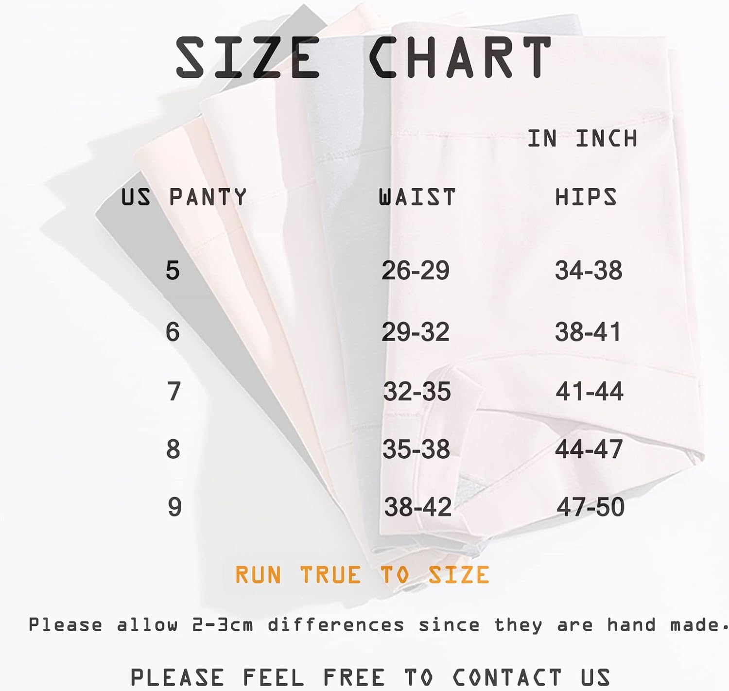 High Waisted Briefs Full Coverage Cotton Underwear 4PACK - Image 7