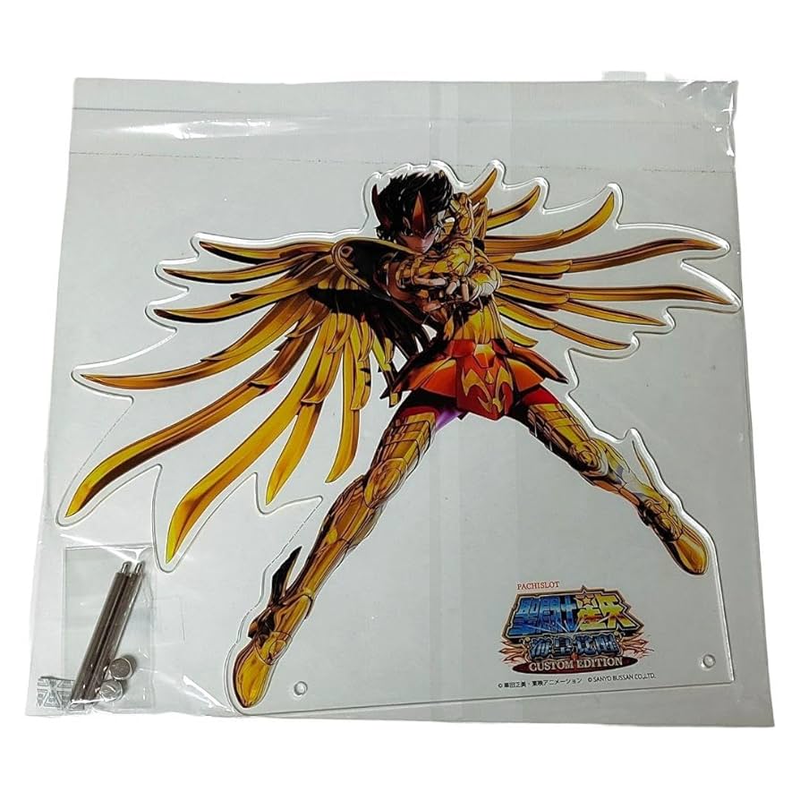値下げ　聖闘士星矢　黄金聖闘士　BIGアクリルスタンド　サガ&アイオロス　セット 予約】聖闘士星矢 BIGアクリルスタンド アイオロス【JF2024
