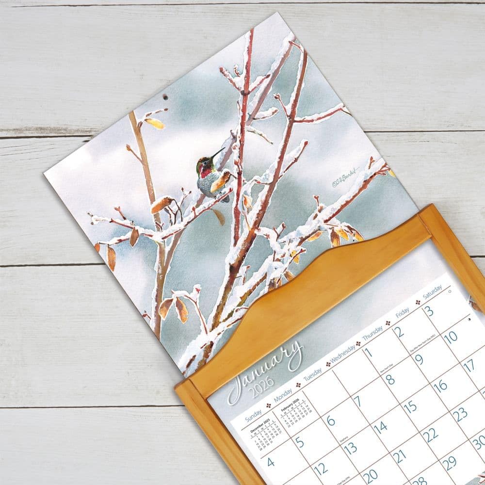 Lang, Calendario de pared 2026 de Colibríes por Susan Bourdet