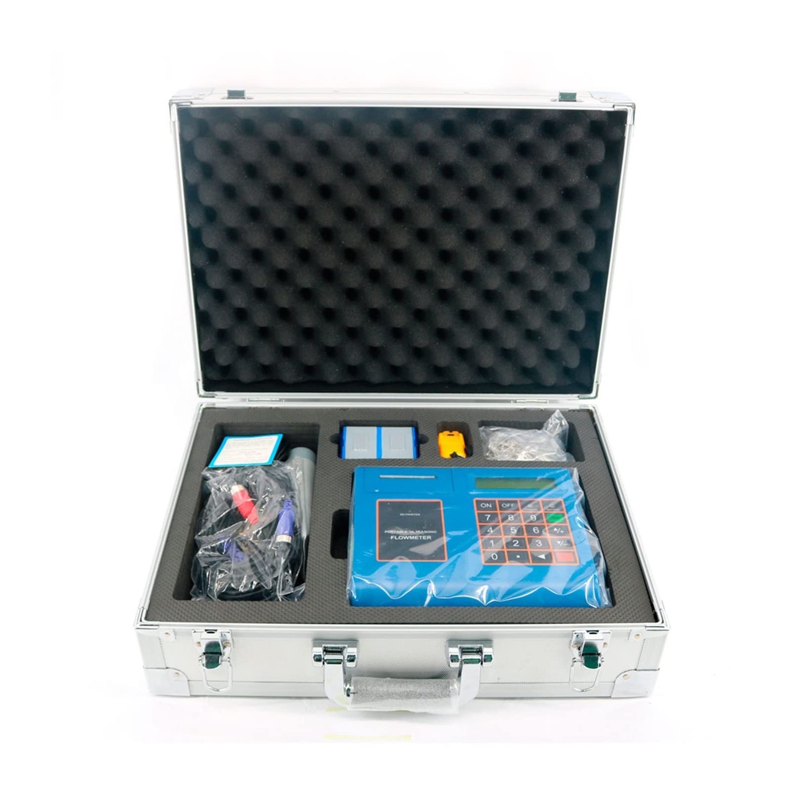 Débitmètre à turbine Débitmètre ultrasonique Tuf-2000p Débit de l'eau avec fonction d'impression TS-2 TM-1 TL-1-HT Débit ultrasonique liquide numérique portable Manomètre de haute précision pour liqui