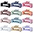 Sisiaipu 4.1 Inch Jumbo Hair Clips - 12 Pcs Colorful Square Jaw Clips for Thick Hair, Women and Girls Hair Accessories