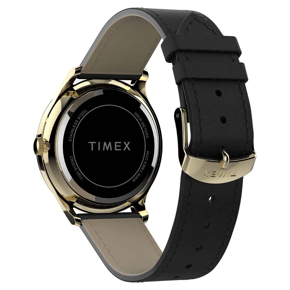 Timex Easy Reader - Reloj analógico para hombre, correa de piel