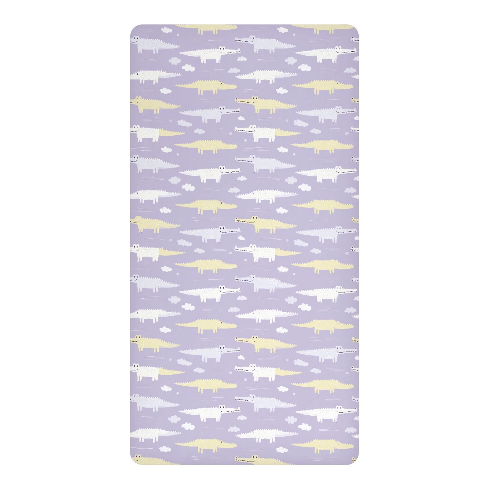 Housse de matelas imperméable motif gothique violet durable