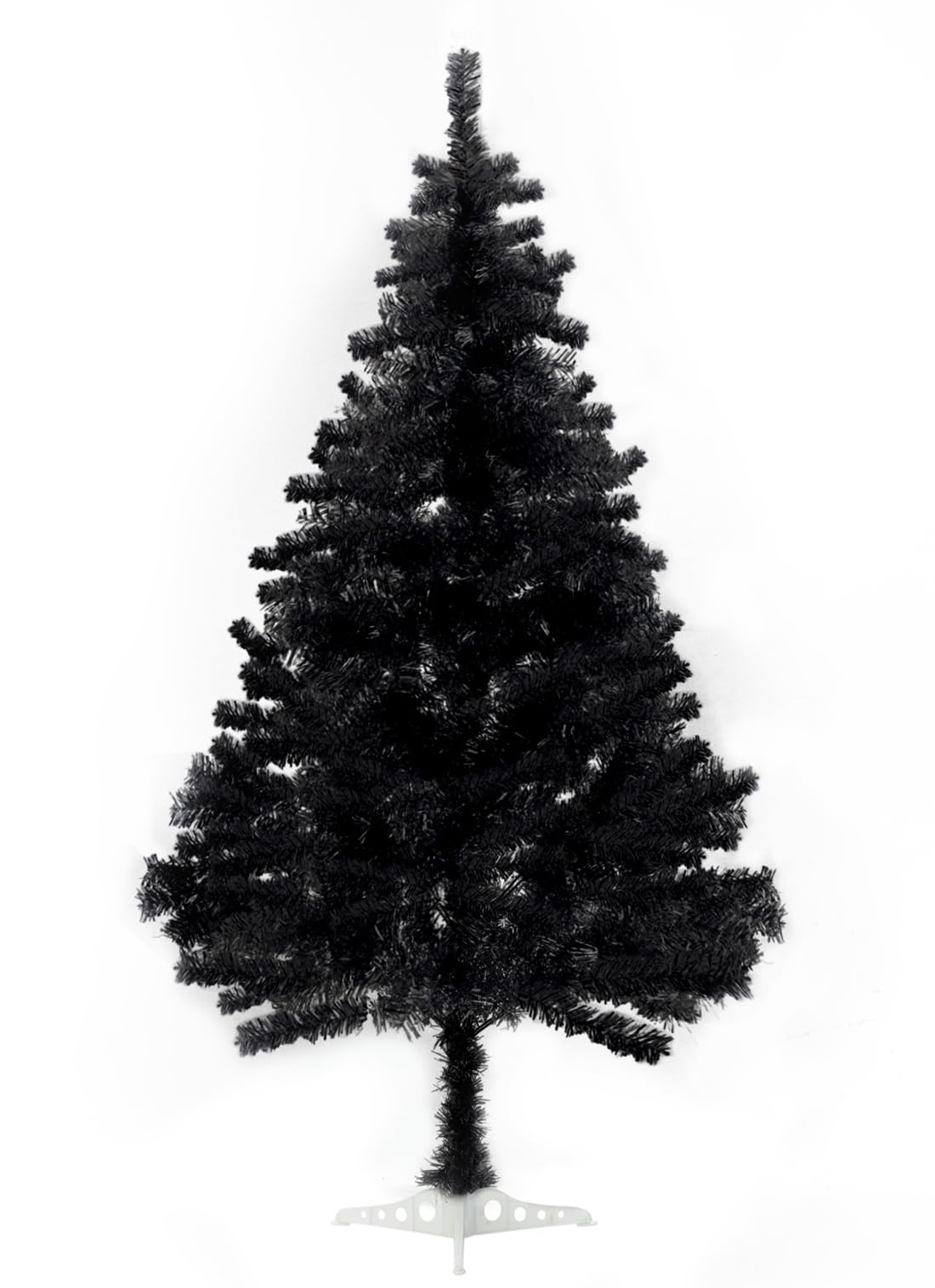 Halloween Christmas Tree, Black Christmas Tree for Decor, 550 Branch Tips, 6ft Artificial Tinsel Christmas Tree for Indoor,Outdoor