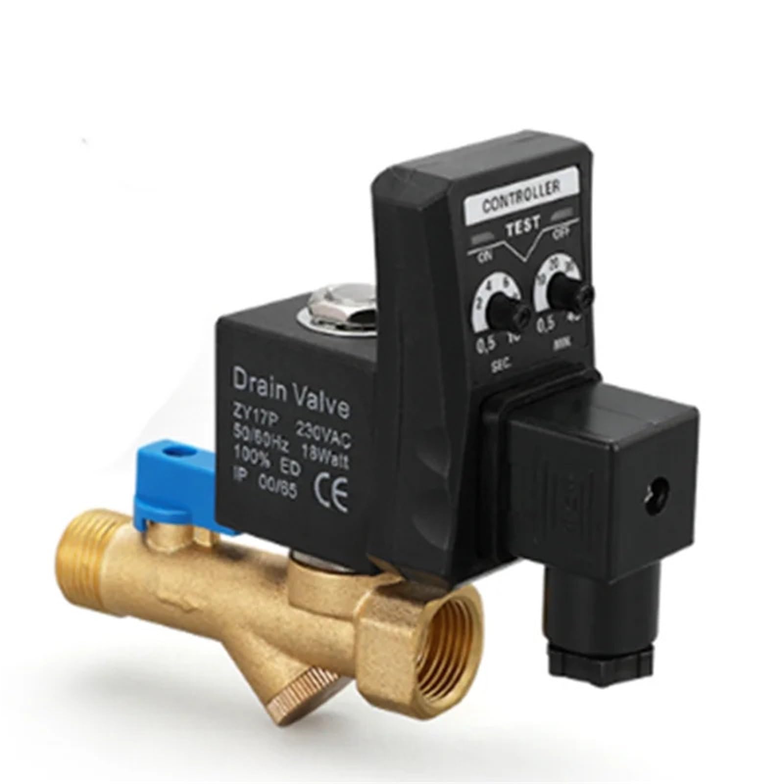 Électrovanne de vidange à minuterie électrique pour purger les condensats