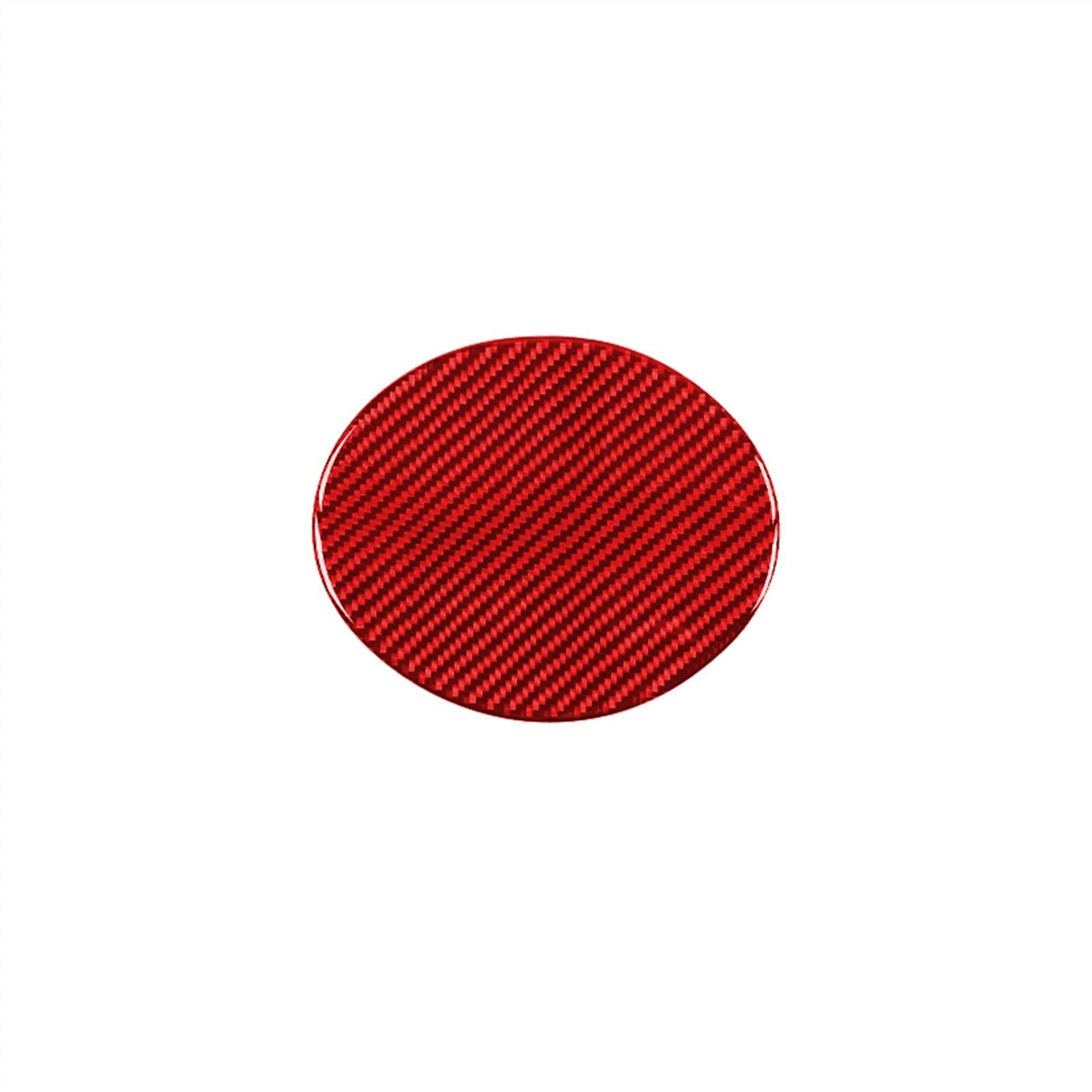Carbon Fiber Fuel Tank Cap Oil Box Cover Car Sticker Accessories for Subaru BRZ for Toyota 86 GT86 2017 2018 2019(Rosso)
