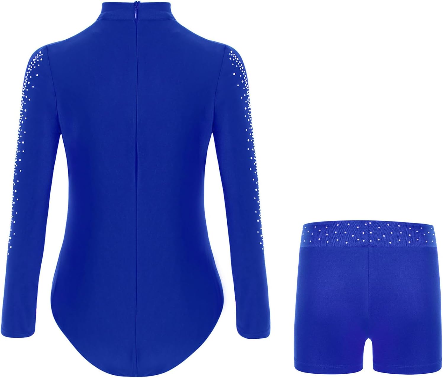 Kids Boys Latin Salsa Modern Dance Outfit Skating Bodysuit Leotard with Tumbling Shorts Ballroom Dance Costume