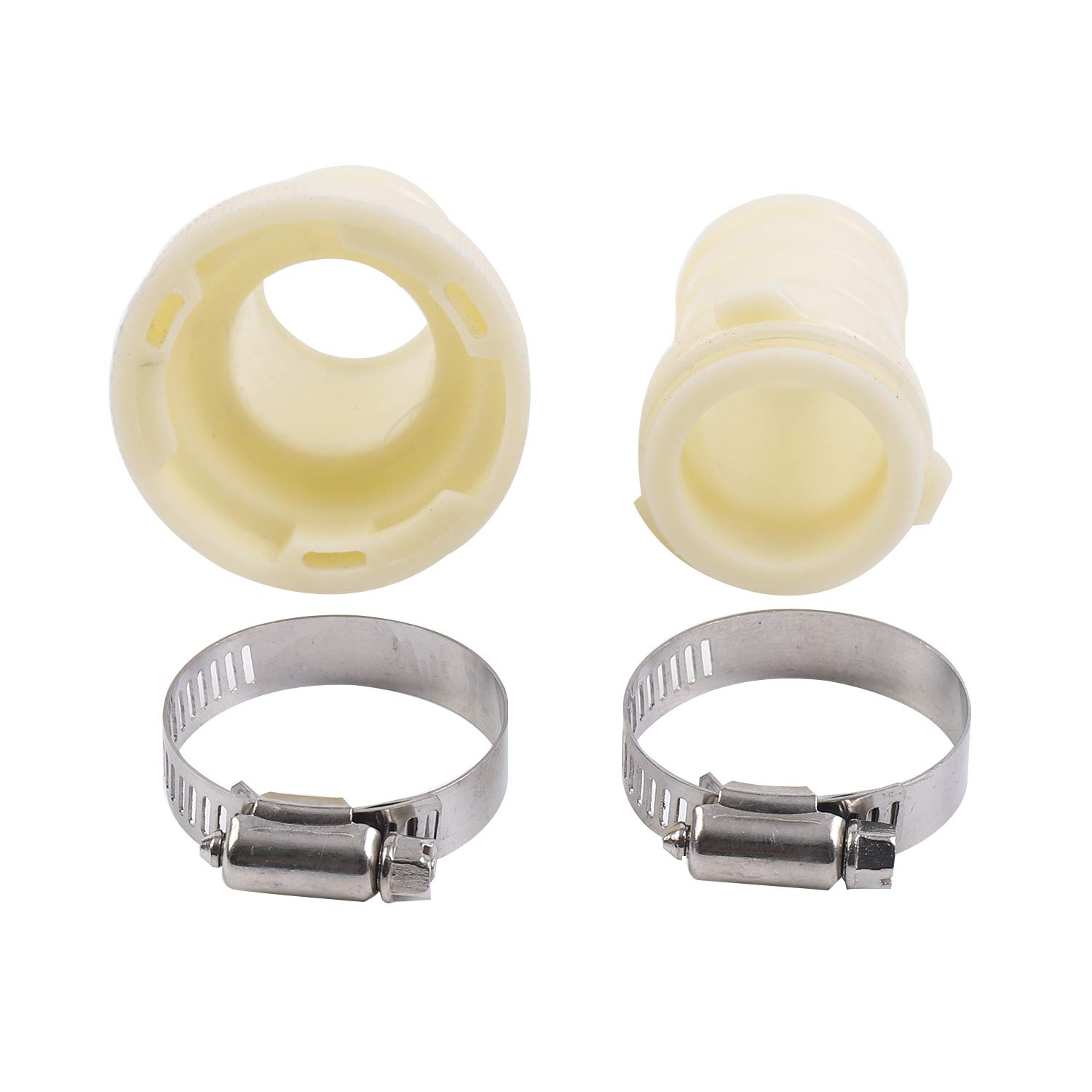 KATSU Tubo flessibile di scarico piatto 20 m x 32 mm, con 2 Clip e Connettore, per Pompe Sommerse e Altre Pompe dell'Acqua, per Laghetti Drenanti, Irrigazione del Giardino, Piscina, Blu 664435