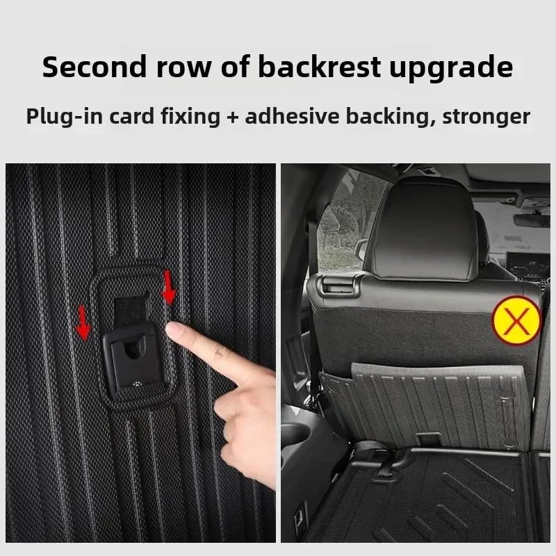 Tapis de coffre pour Toyota Highlander 2022-2023 en TPE imperméable de protection