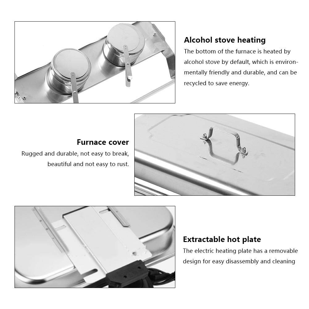 Buy Chafing Dishes, Chafing Set Four Pack, Economy 9 L Stainless Steel