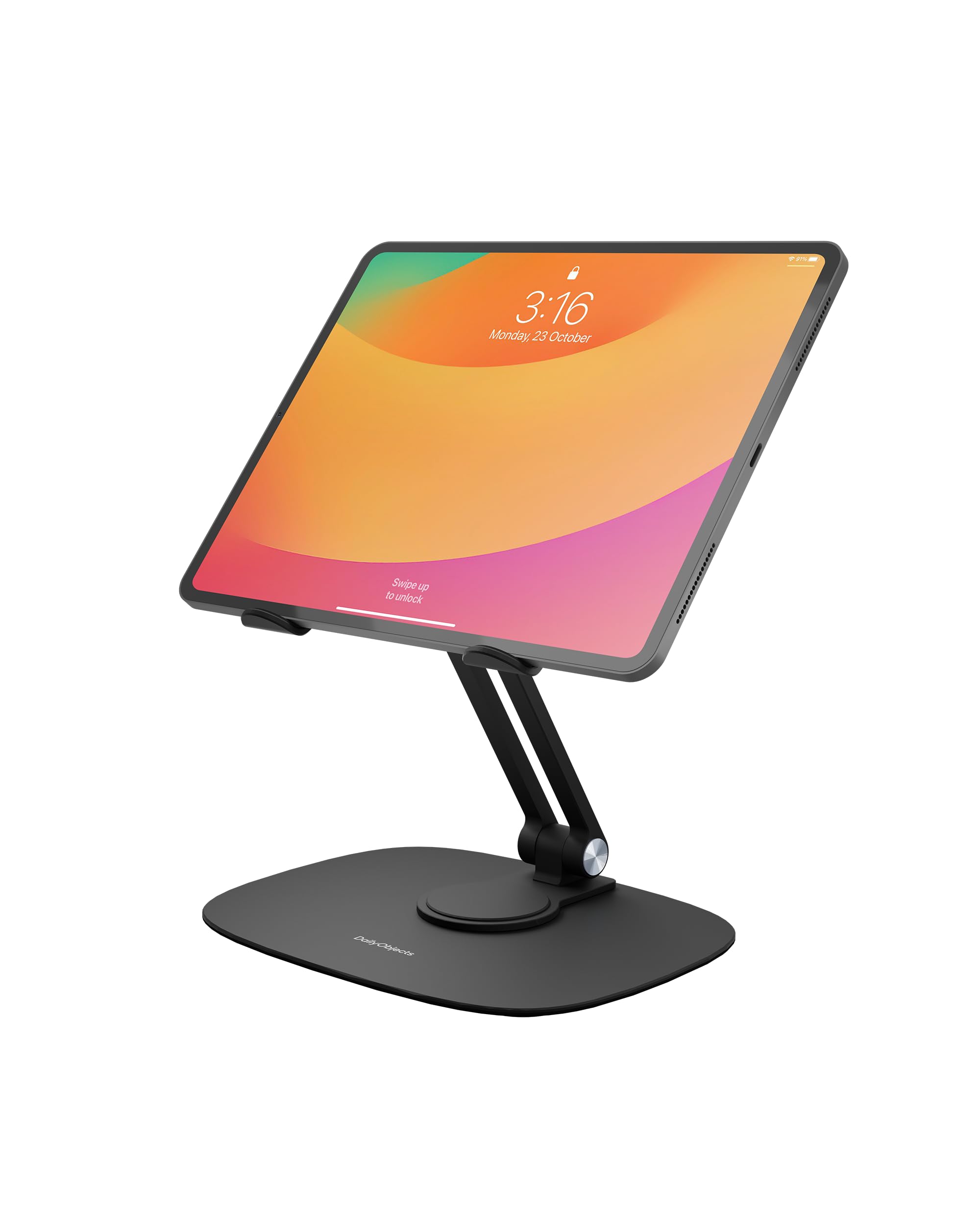 DailyObjects Tablet Stand for Desk | Multiple Angles Adjustable | 360° Rotation | Foldable & Portable Tablet Holder | Scratch Resistant | Compatible with Upto 13" Tablets | Aluminium Material - Grey (B0CM9TD5F8) Amazon Price History, Amazon Price Tracker