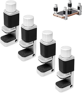 ZZHXSM 4pcs Phone Screen Clamps 15mm Max Width Adjustable Bracket Portable Phone Fastening Clamps Clip for Most Phone and Tablet PC